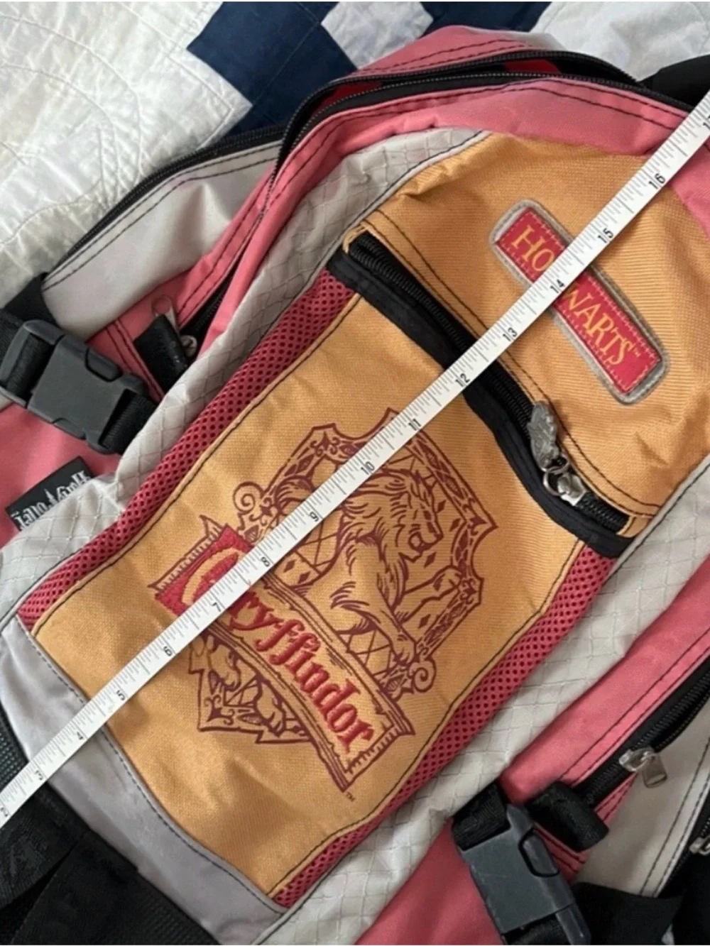 Harry Potter Hogwarts Gryffindor Backpack Fair Condition